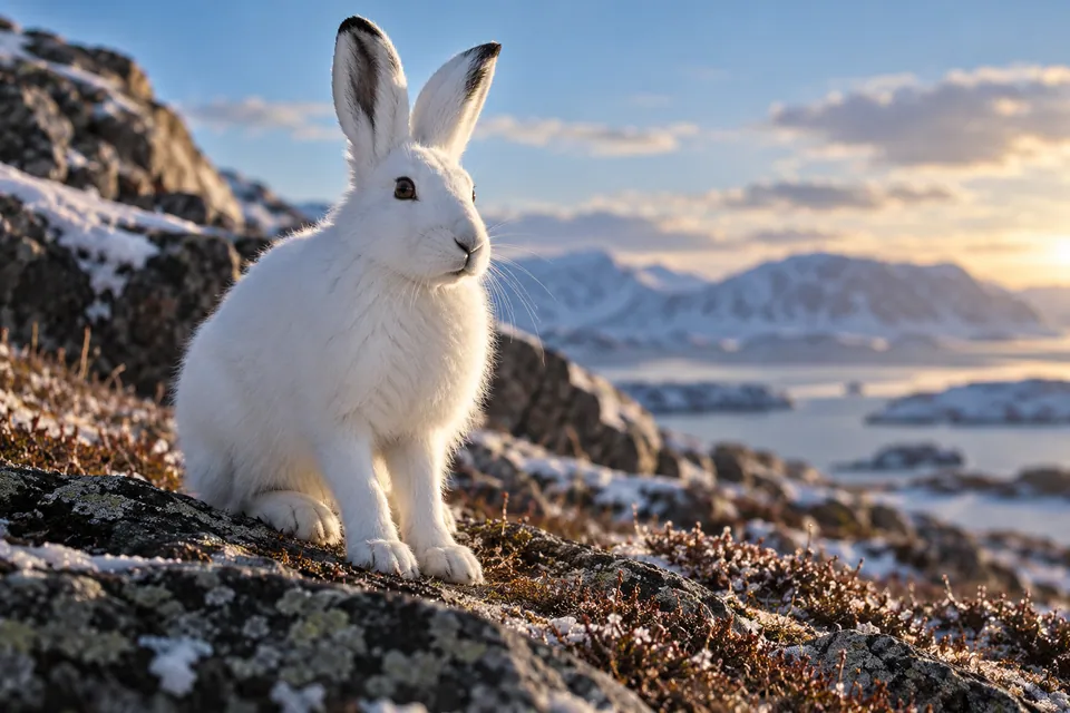 Arctic hare — verified North Ground species photograph