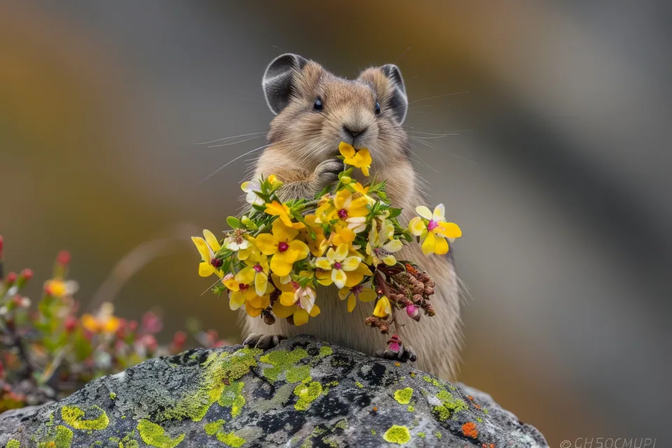 Collared pika — verified North Ground species photograph