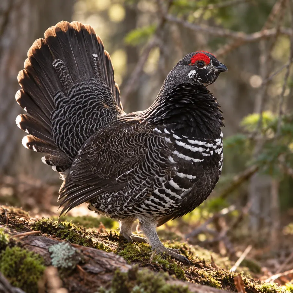 Spruce grouse — verified North Ground species photograph