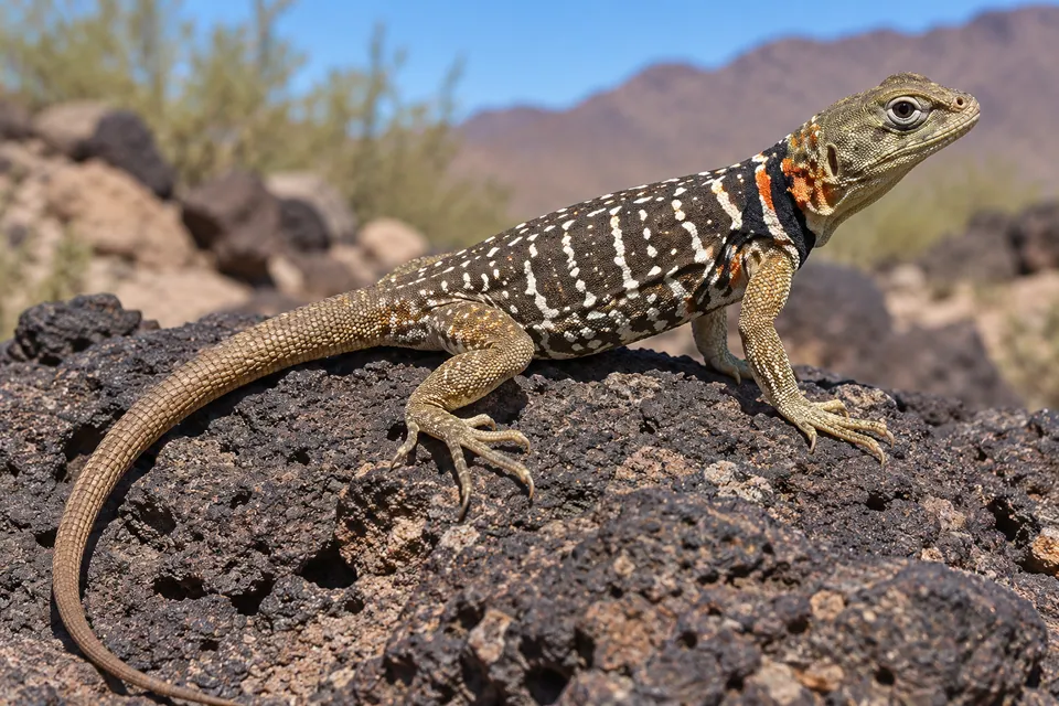 Baja California collared lizard — verified North Ground species photograph