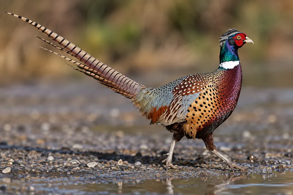 Ring-necked pheasant — verified North Ground species photograph