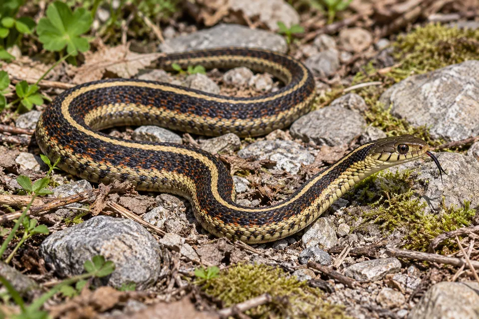 Aquatic gartersnake — verified North Ground species photograph