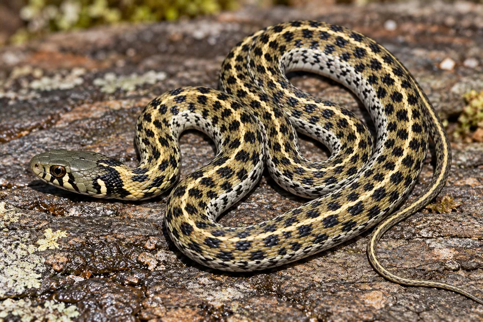 Checkered gartersnake — verified North Ground species photograph
