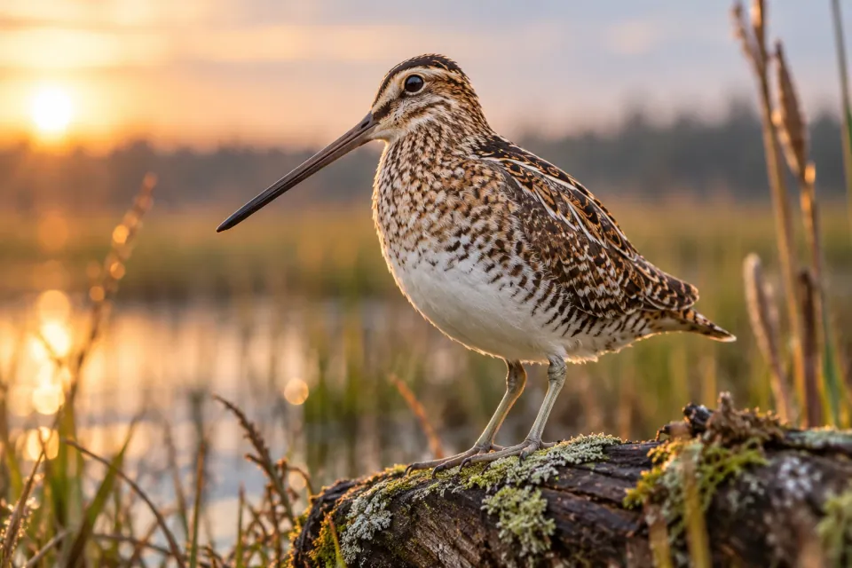 Wilson's snipe — verified North Ground species photograph