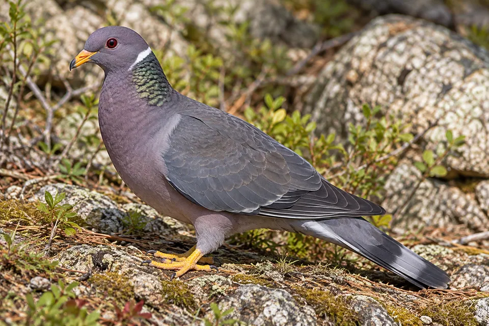 Band-tailed pigeon — verified North Ground species photograph